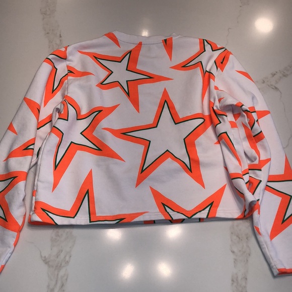 Stella McCartney Kids Orange Star Sweatshirt Size 14 years - Picture 5 of 5